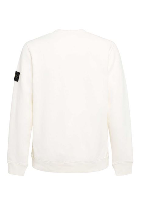 felpa 6100060 uomo avorio STONE ISLAND | L1S15 6100060 S0051V0093